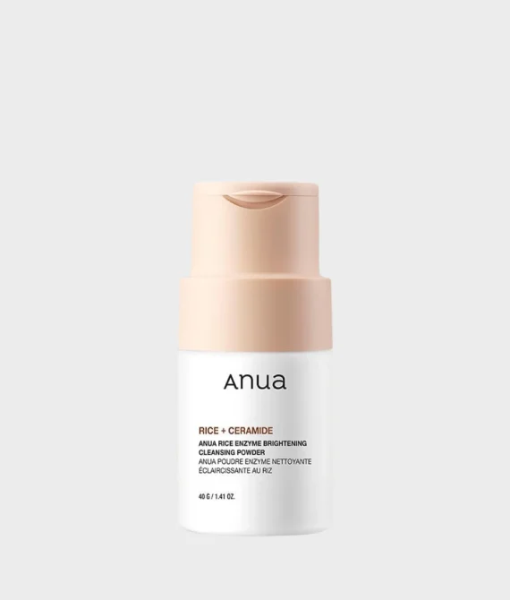 ANUA – Rice + Ceramide Enzyme Brightening Cleansing Powder 40g