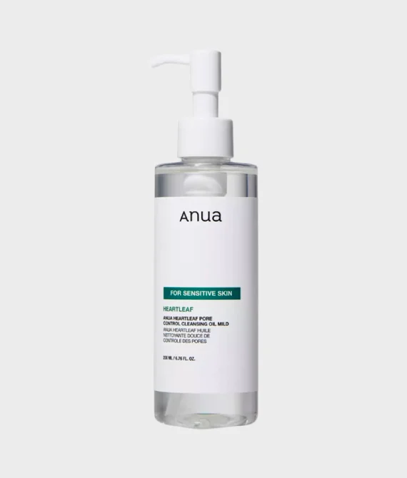 ANUA – Heartleaf Pore Control Cleansing Oil Mild 200ml (For Sensitive Skin)