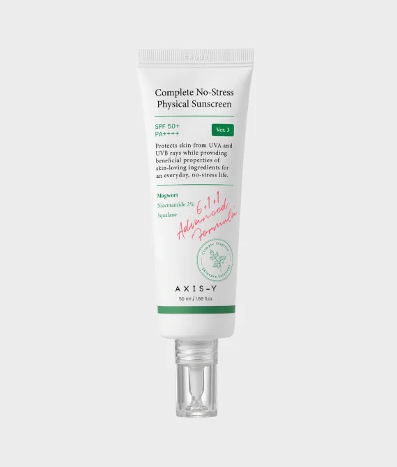 AXIS-Y – Complete No-Stress Physical Sunscreen SPF 50+ PA+++ 50ml