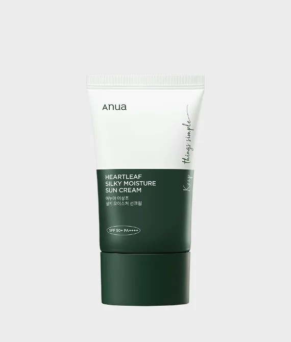 ANUA – Heartleaf Silky Moisture Sun Cream SPF 50+ PA++++ 50ml