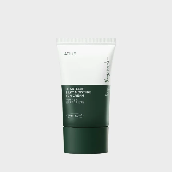ANUA - Heartleaf Silky Moisture Sun Cream SPF 50+ PA++++ 50ml