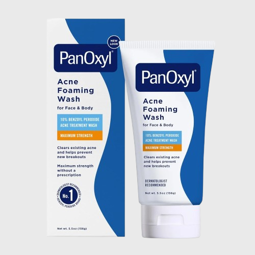 PanOxyl - Acne Foaming Wash Benzoyl Peroxide 10% Maximum Strength -156g.