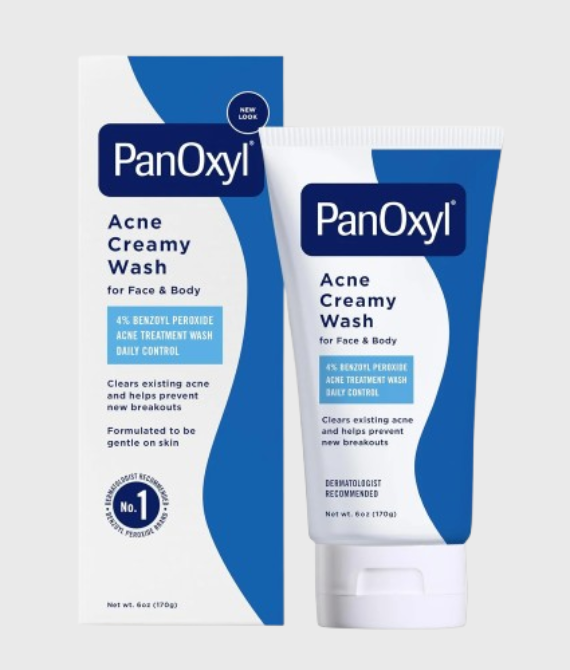 PanOxyl – Acne Foaming Wash Benzoyl Peroxide 4% Maximum Strength -156g