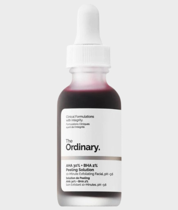 The ordinary AHA 30% + BHA 2% Exfoliating Peeling Solution – 30ml.