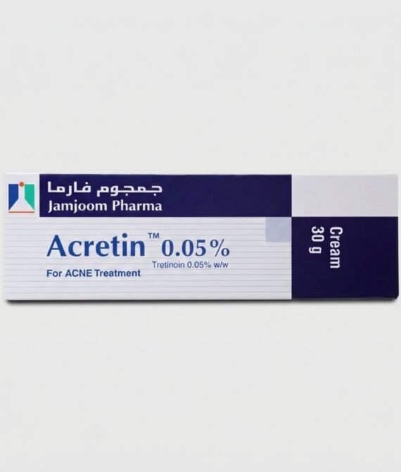 Acretin – 0.05% Cream for Acne (Tretinoin) – 30g.