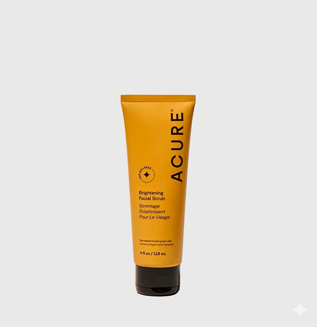 Acure - Brightening Facial Scrub - 118g.